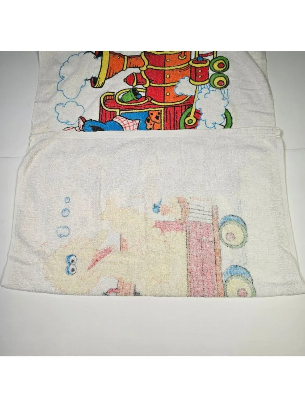 Sesame Street Vintage Express Train Beach Bath Towel 48x24